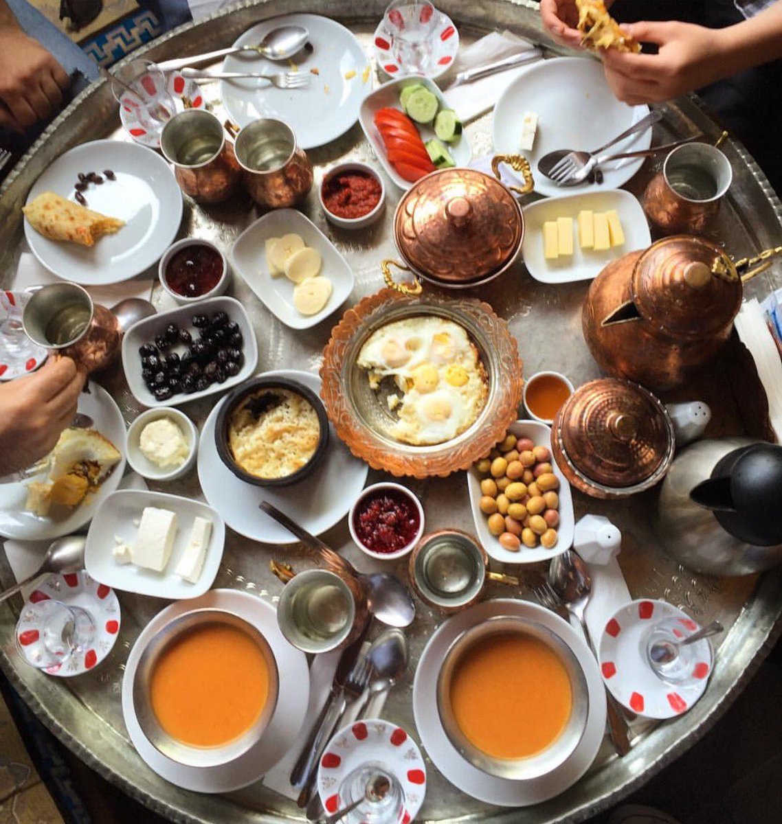 Turkish village breakfast - Saittabat #Bursa #Turkey - Photo by Tuba Bayram