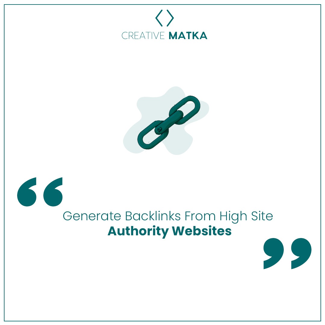 CreativeMatka's tweet photo. #SeoHacks
High Authority websites rank higher on Google. Collaborate with them if you really want to rank in 2022.
For SEO services, contact us.
#CreativeMatka #AdvertisingAgency #CreativeAgency #WebDevelopment #UI #AppDevelopment #SEO #GoogleAds https://t.co/Mye27wibwC