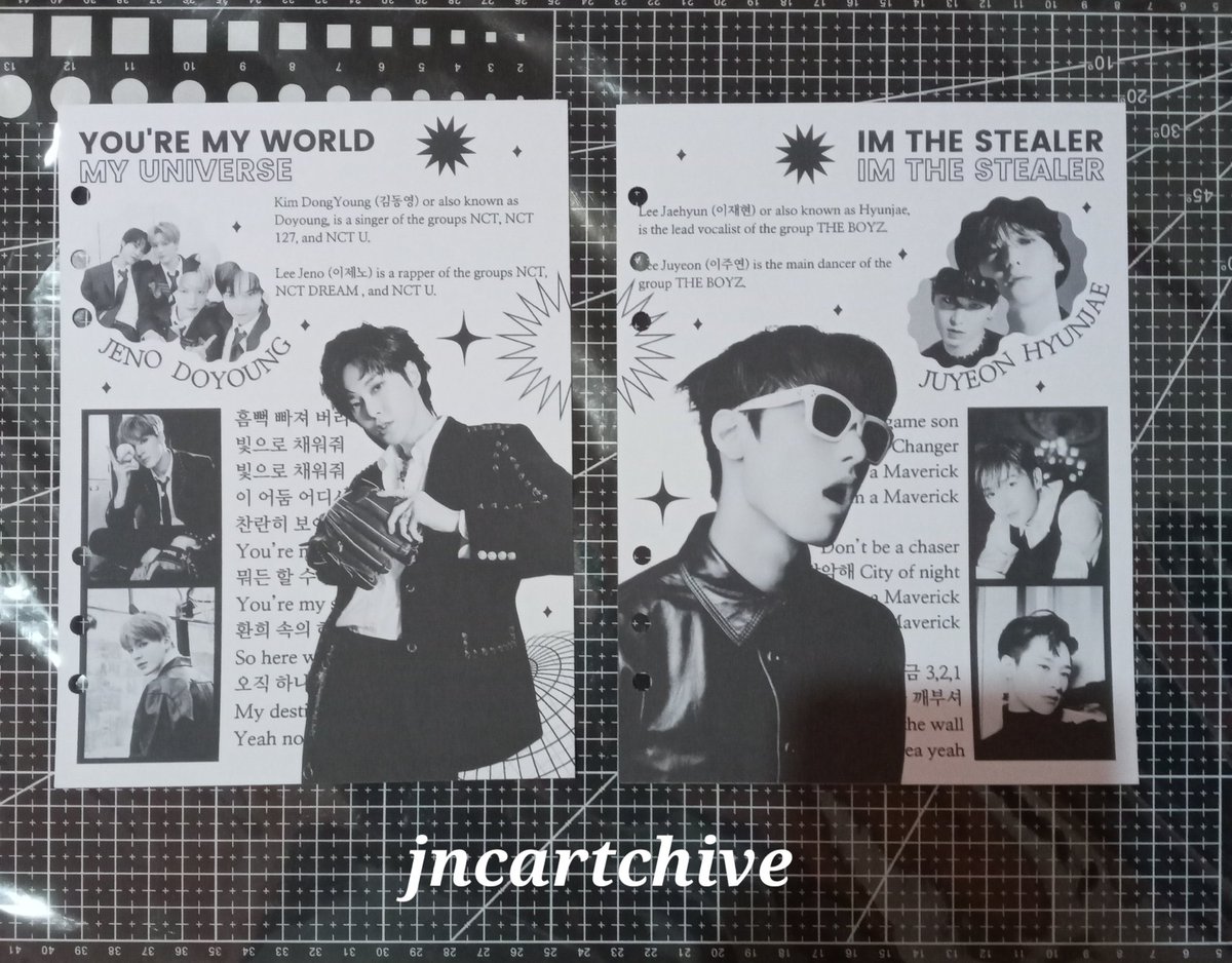 jncartchive's tweet photo. — #maielles #commelev .ᐟ 

binder covers from @hensungcart <3 thank you so much lev babes AHAHAHAH pa-comms na kayo hehe next time ulit ^__^ 🤍 https://t.co/8QvftSUcMo