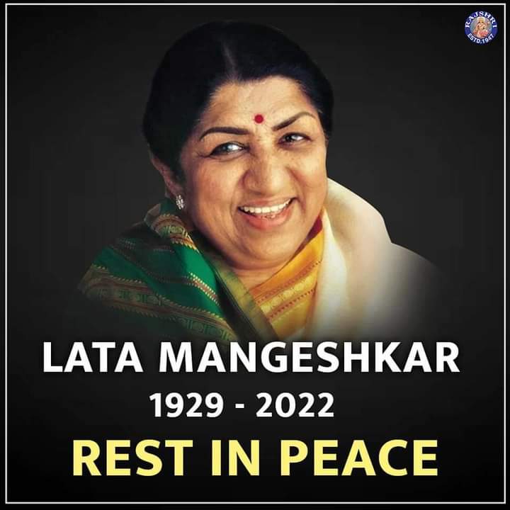 Nightingle Of India #LataMangeshkar Ji's Contribution To The Music Industry Is Truly Unmatchable..Her Work Inspired Millions Of Artists Condolences To Her Family, Friends And Loved Ones.🙏🏻 You Shall Live Forever In Our Hearts.