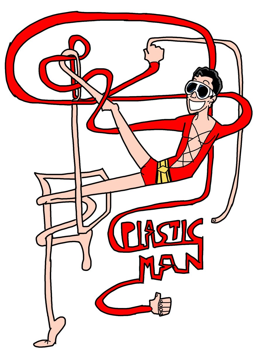 Plastic Man is Plastic Manning: by me

#PlasticMan #PatrickOBrian #EelOBrian #DCComics #QualityComics #JackCole