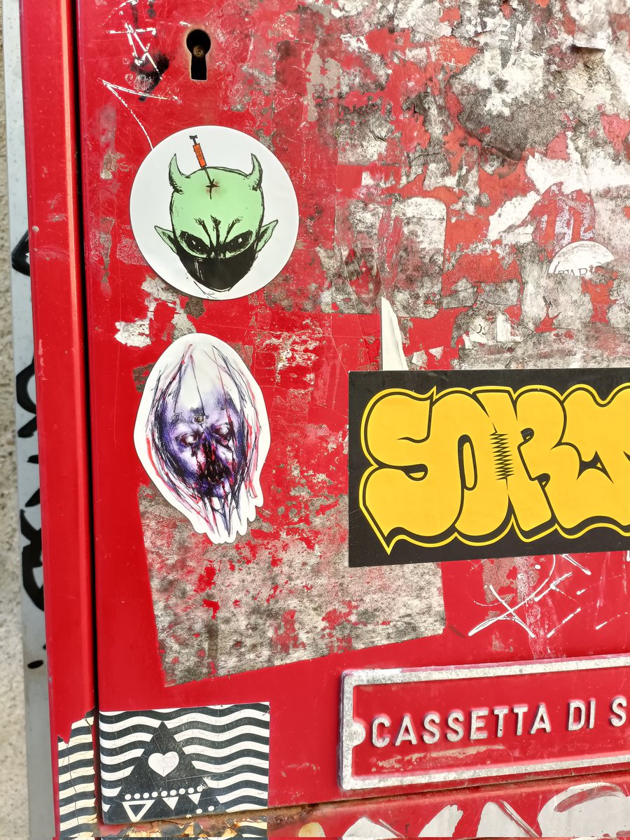 My stickers aroundVenice
Goodmorning ☕
#stikerart #streetartstiker #streetartitaly #venezia #adesivi #horrorart #streetartlovers