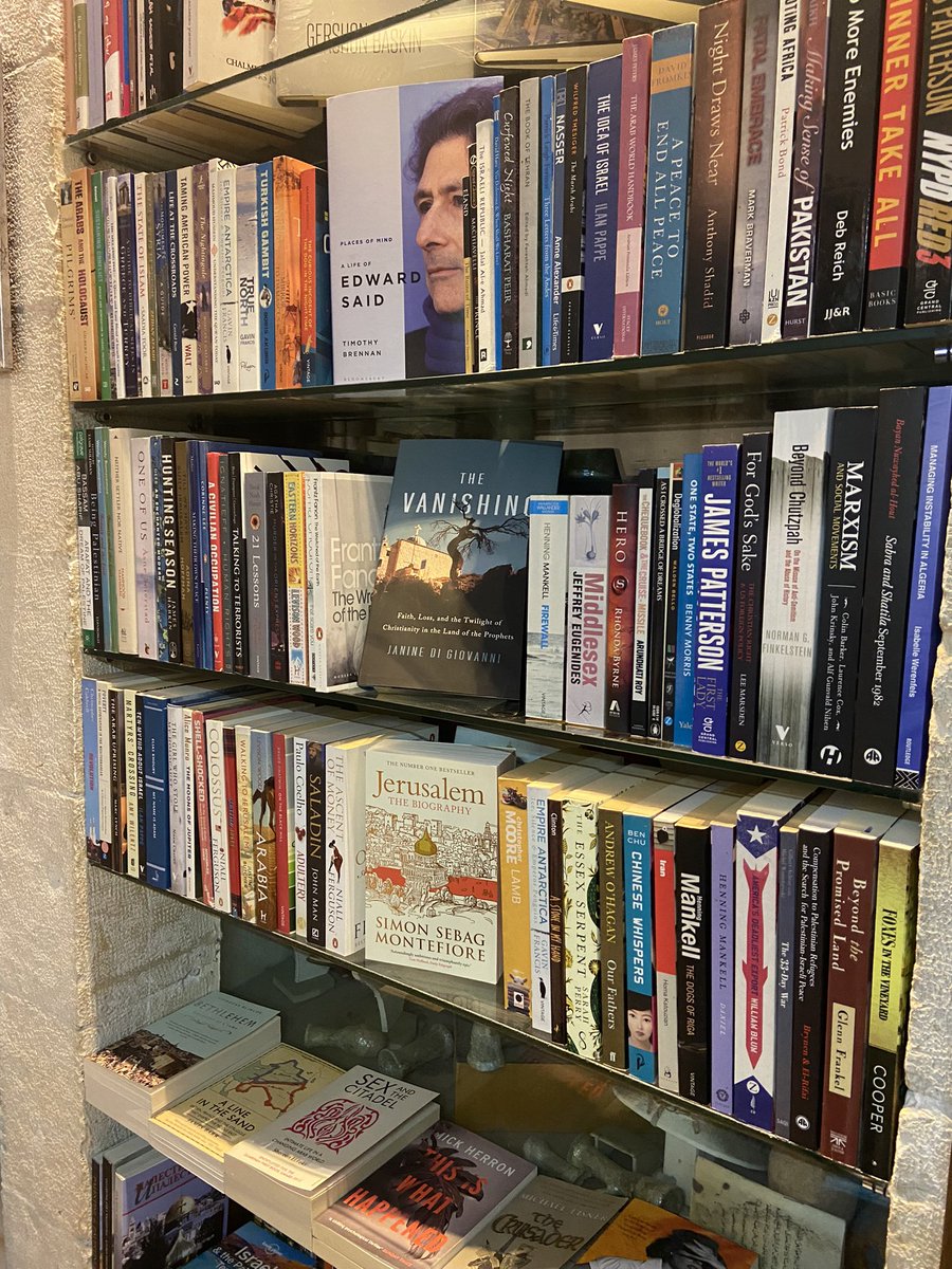 Mahmoud Muna (@bookseller_jer) on Twitter photo Very happy that we have the fantastic book of <a href="/janinedigi/">Janine di Giovanni</a> titled โThe Vanishingโ on the shelves. <a href="/Edu_Bookshop/">Educational Bookshop</a> <a href="/AmcolHotel/">AmericanColony Hotel</a> Very happy that we have the fantastic book of <a href="/janinedigi/">Janine di Giovanni</a> titled โThe Vanishingโ on the shelves. <a href="/Edu_Bookshop/">Educational Bookshop</a> <a href="/AmcolHotel/">AmericanColony Hotel</a>