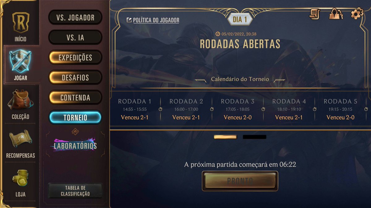 Abrir 5/0 🤙😎🤙- perder 2 seguidas 😪