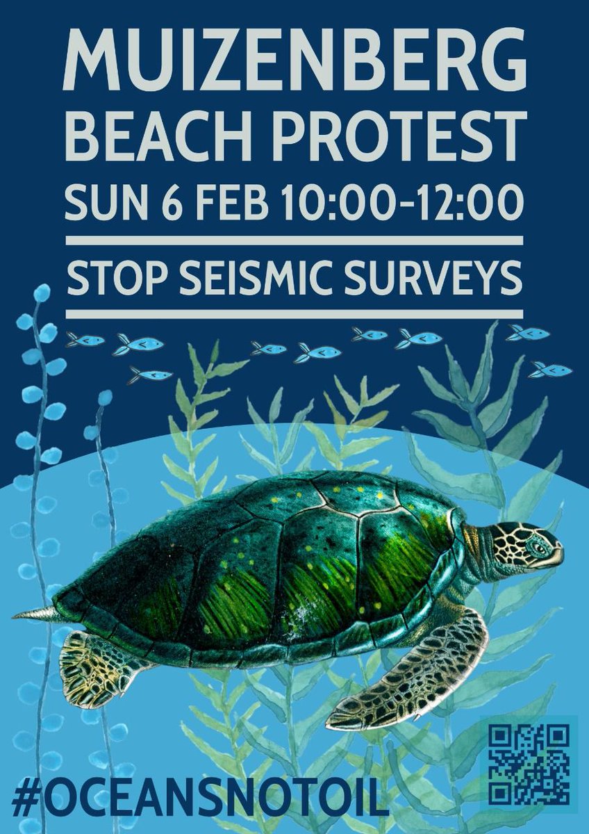 LRCSouthAfrica's tweet photo. The message is #OceansNotOil. Come listen to LRC candidate attorney Priyanka Naidoo as she gives a brief update on the Searcher case in Muizenberg this morning. https://t.co/LsEA2AVFAJ