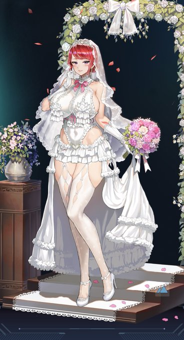 紅蓮のウェディング衣装ほんとすこ 