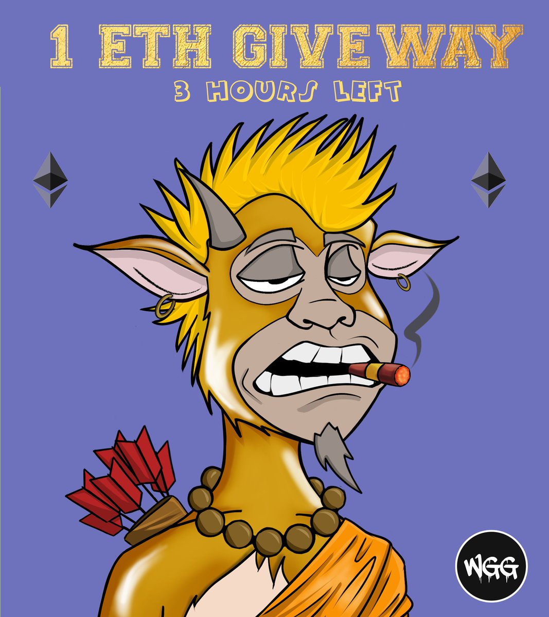 WildGoatGangNFT's tweet photo. Last chance to mint for the 1 ETH giveaway before we choose our next winner! 🔥

https://t.co/e15YSaoaL8 https://t.co/2zhECbdamx