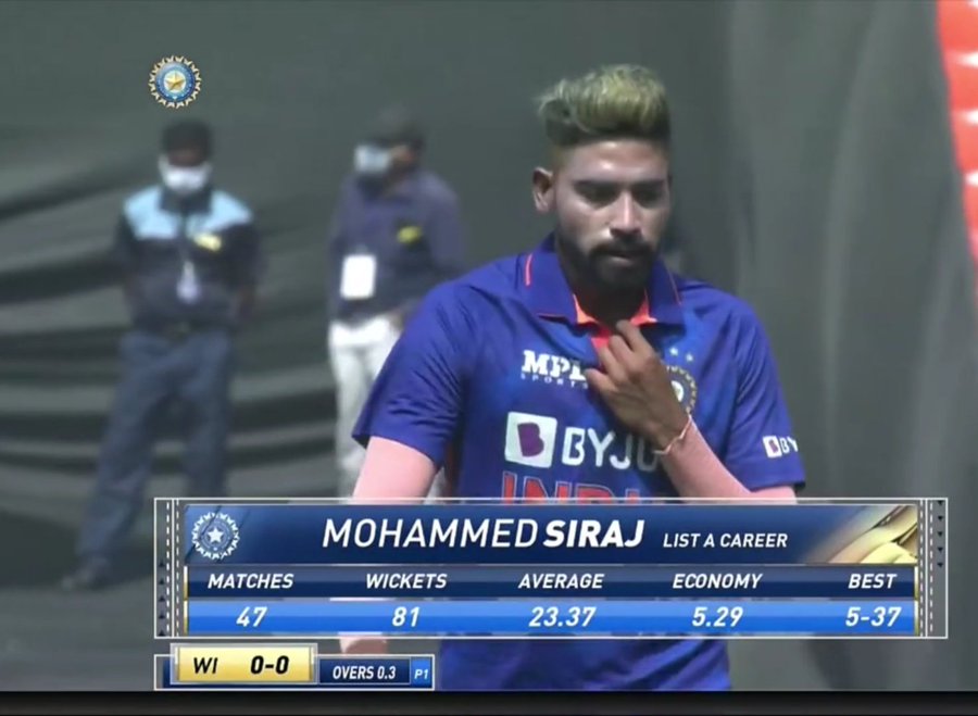 Fans Trolled Mohammed Siraj For His New Haircut - The Cricket Lounge
