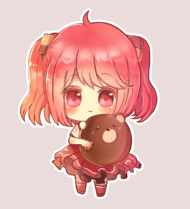 のあさんとクマチョコ。 #からぴち