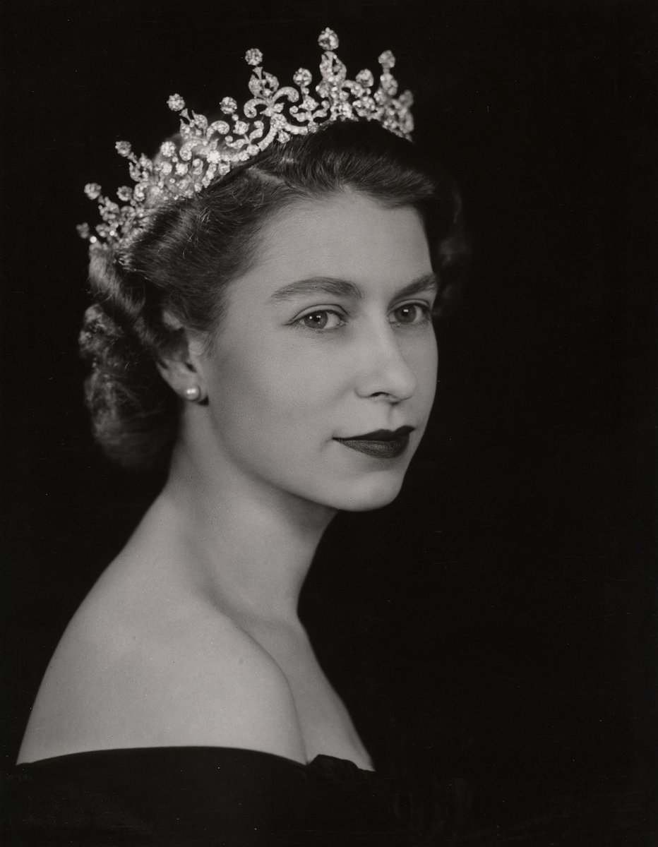 Today marks 70 years since Queen Elizabeth II acceded to the throne, following the death of her father, King George VI. Her Majesty was proclaimed Queen throughout the UK and Commonwealth in the early hours of 6 February 1952. 📸 Dorothy Wilding @RCT