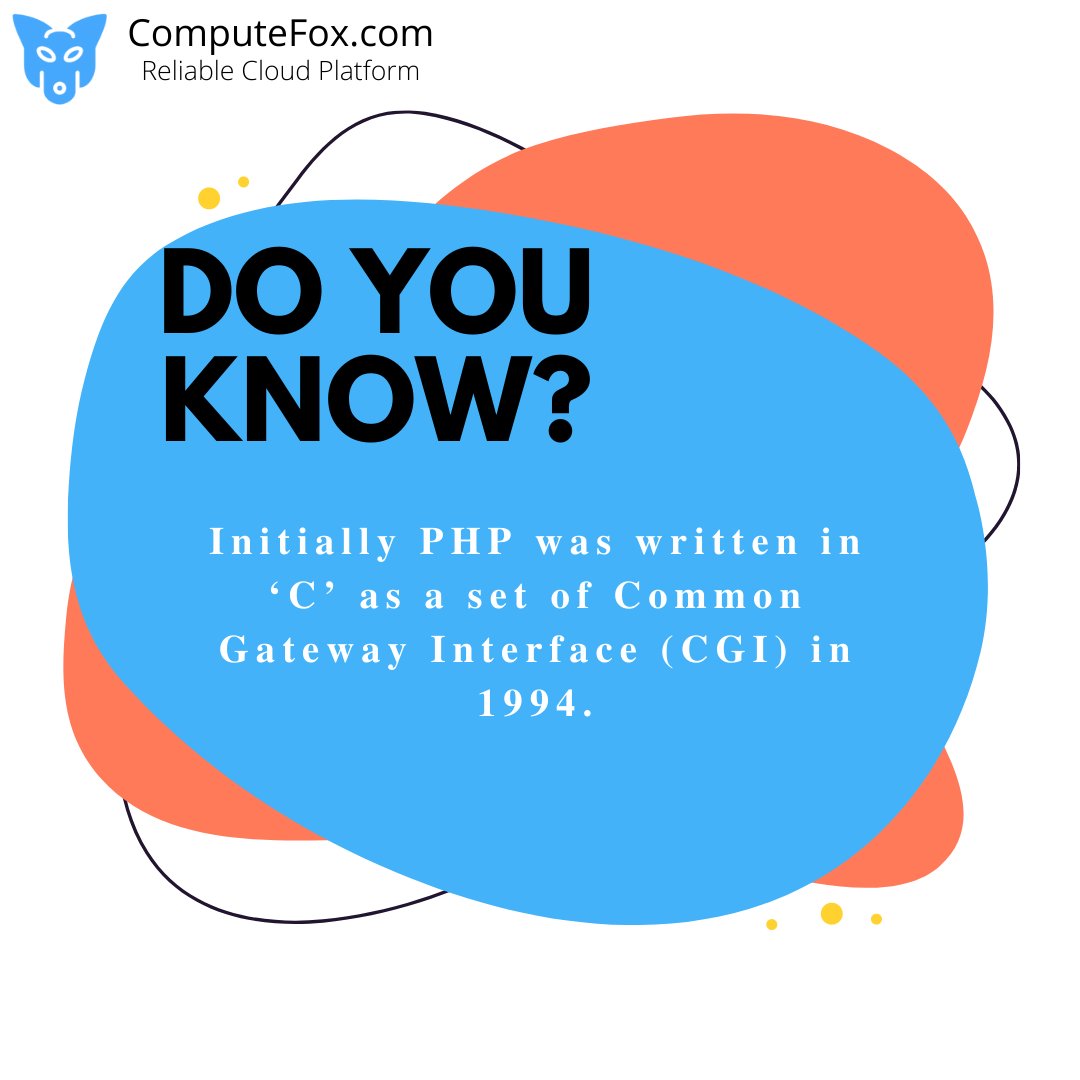 ComputeFox's tweet photo. ComputeFox - Reliable Cloud Platform
https://t.co/iAno5qKSS3
#doyouknow #techfact #computefox https://t.co/yUGq1RvFP0