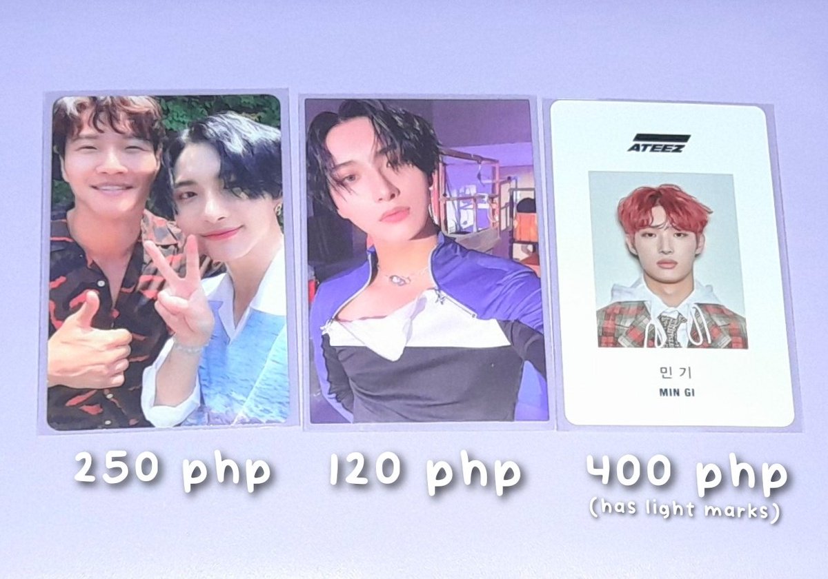 anthyuckin's tweet photo. wts lfb ateez seonghwa ph ! 🛒

— season songs kjk x seonghwa pc
— seonghwa fever pt. 3 z ver. 1 pc
— mingi 2020 season's greetings pc
mop: gcash
mod: ggx / shapi 

get niyo na sila <3 https://t.co/0L26xHpypb