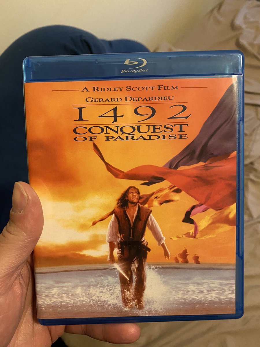 What a great movie about Christopher Columbus. Ridley Scott rocks #ridleyscott #1492conquestofparadise #gerarddepardieu #armandassante #sigourneyweaver #lorendean #angelamolina #fernandorey #tchekykaryo #michaelwincott #kevindunn #franklangella #markmargolis #arnoldvosloo