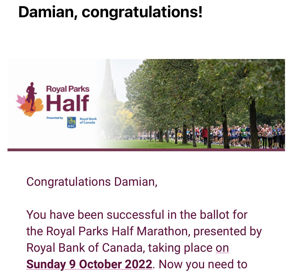 Boom, my fav half marathon I’ve ever done! 6th time this year <a href="/RoyalParksHalf/">Royal Parks Half</a> #royalparkshalf #halfmarathon #running