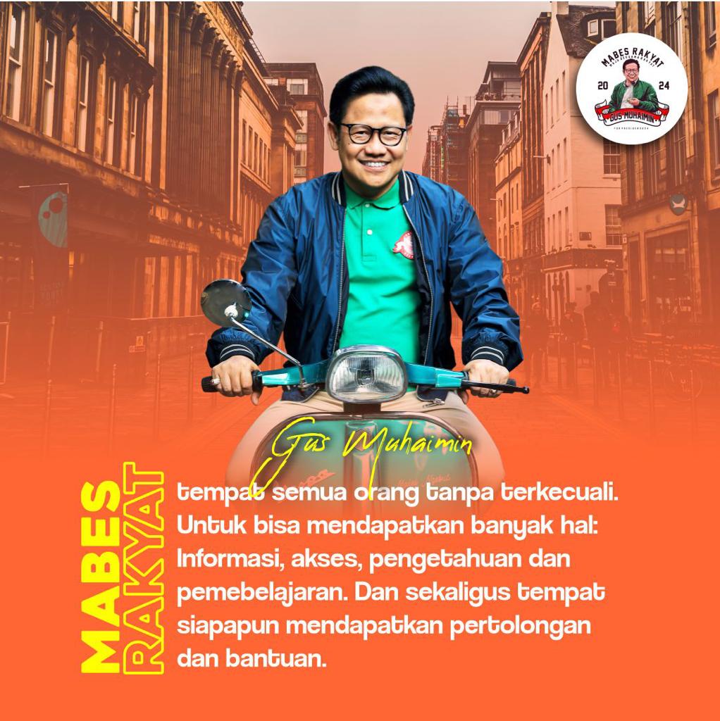 Lania02333's tweet photo. MAJU BERSAMA RAKYAT

#MABESRAKYAT
#GusMuhaiminPresiden2024
@DPP_PKB
@CakimiNOW
@jazilul_fawaid
@syaifulHooda
@imansyukri
@Muhaiminbagus1
@baGUSMUHAIMIN24 https://t.co/wPGlRMelyt