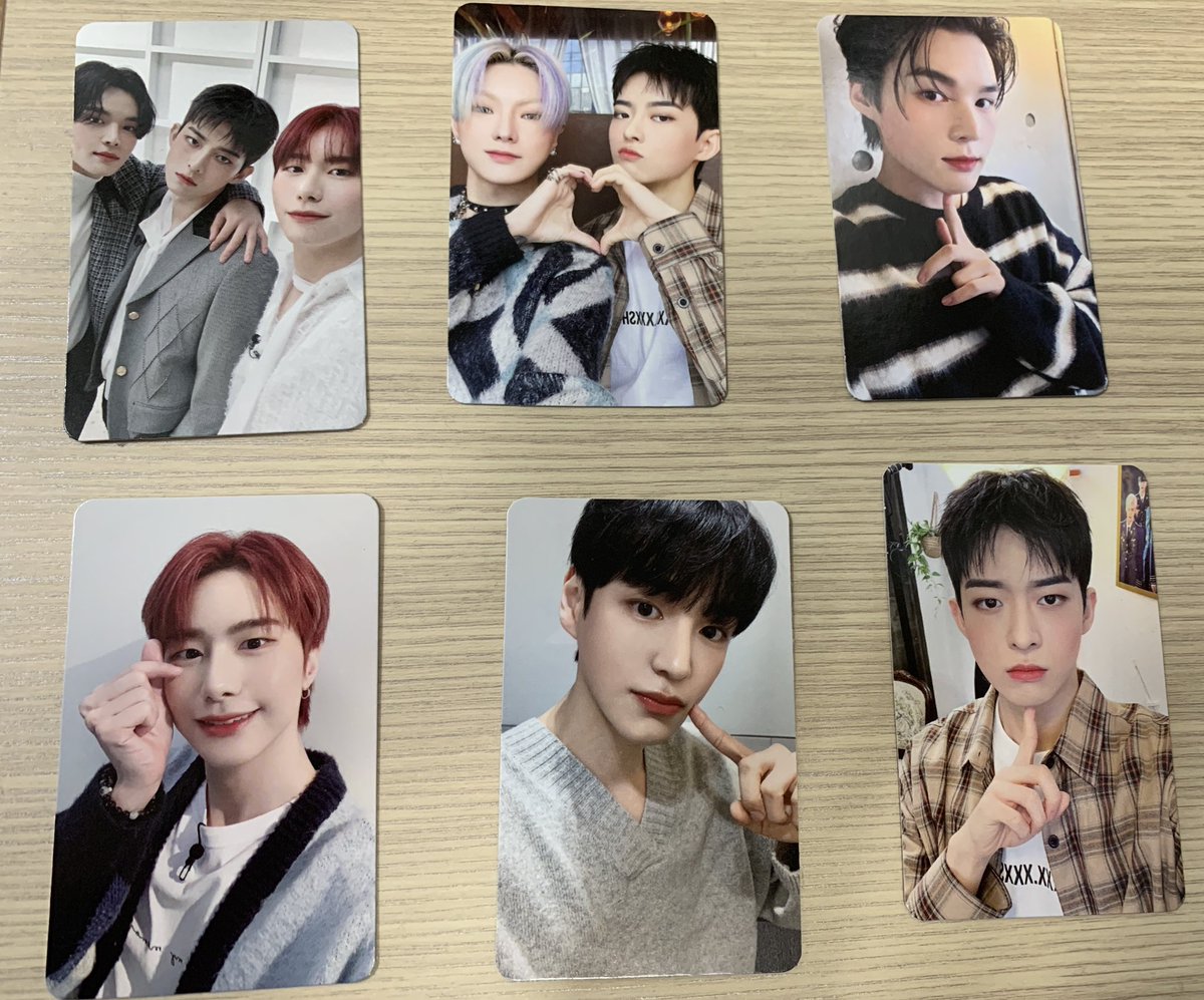 bbyungz's tweet photo. also these were my chronograph trading cards i pulled yesterday🥰
#VICTON  #Chronograph https://t.co/O0ceVkexwL