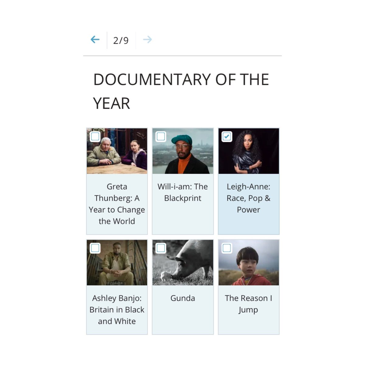 leighcharts's tweet photo. Don’t forget ‘Leigh-Anne: Race, Pop &amp; Power’ is nominated for “Documentary of The Year” at the @VisionaryArtsUK Honours 2022.

Vote here: https://t.co/xEqGpgU6rG https://t.co/feWsqc1YVC
