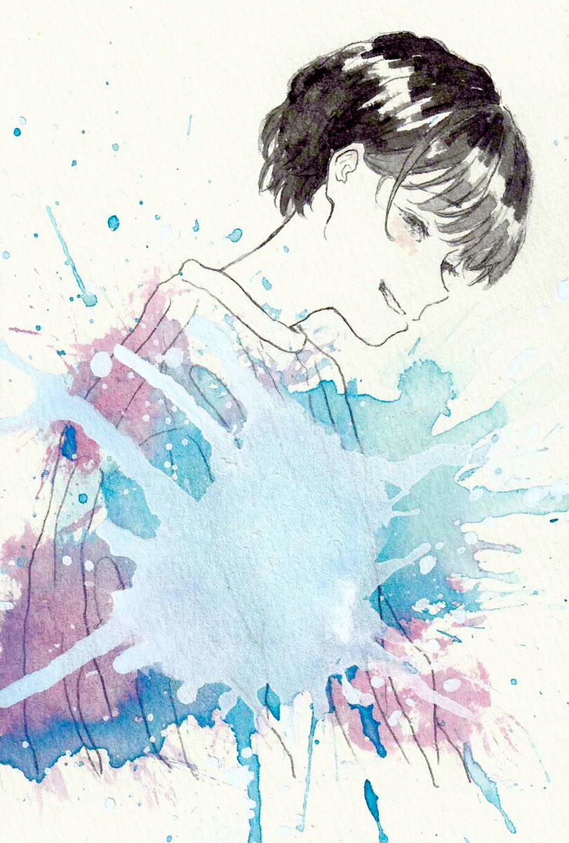 「もう、ここは真っ白になれない 」|うさこのイラスト