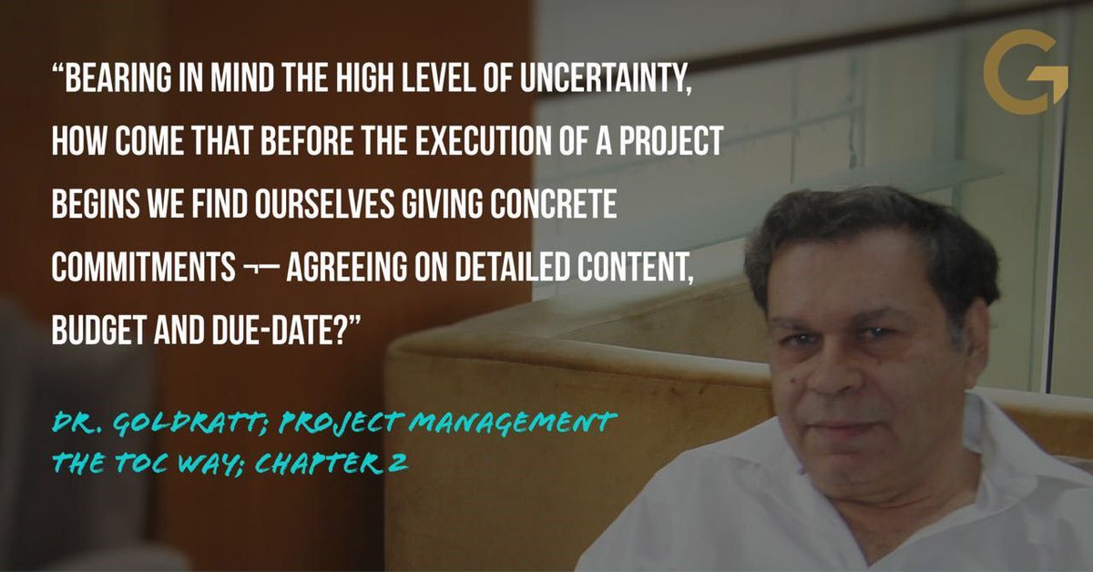 GoldrattConsult's tweet photo. In his honour. 

Dr. Eli Goldratt
Quote 34

#goldratt #theoryofconstraints #management https://t.co/npvpMLmWyL