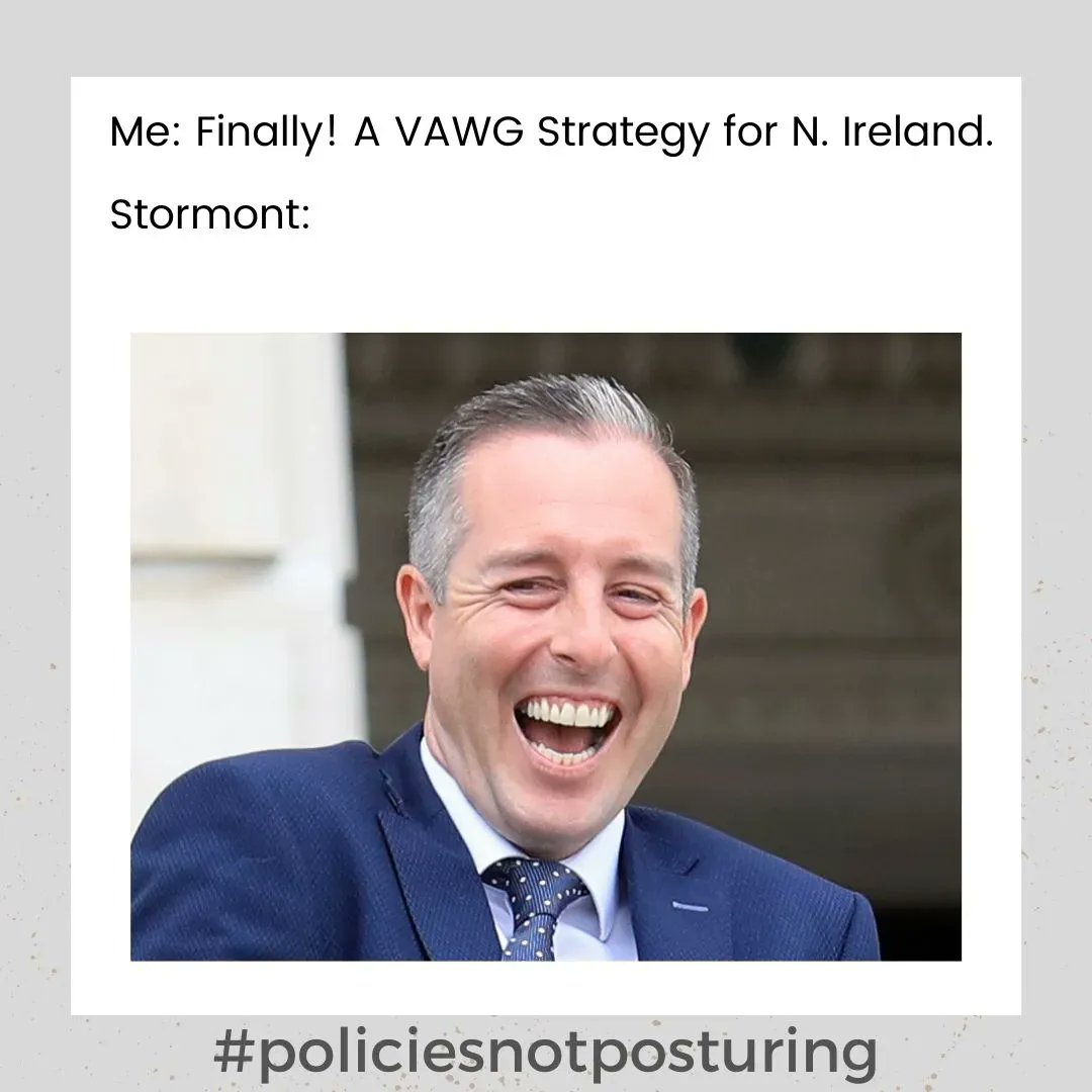 ReclaimAgenda's tweet photo. Progress on Violence Against Women and Girls, Climate Bills, Healthcare Policies, Welfare Bills, the Ban on Conversion Therapy, Stalking Bills and many more will be halted because of the collapse of Stormont. The people will suffer!
#PoliciesNotPosturing #SickOfThisShit https://t.co/Wk4vAvv48a
