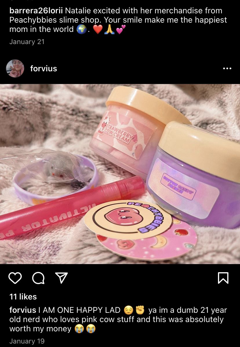 5. Amazing quality and brandingLast but not least, Peachy Slime also just seems to make awesome products.I mean, they literally get 1000s customer posts on IG/TikTok and even had KIM KARDASHIAN posting for them recently… Quality is a key aspect that too many forget!! 