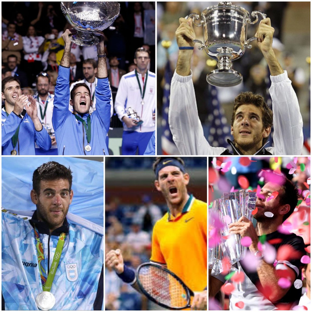 ¡NO TE VAYAS, CAMPEÓN! "Hace dos años y medio que duermo con dolor. Es una pesadilla seguir así con la rodilla. Quiero vivir como una persona normal, de 33 años", afirmó Del Potro, campeón de la Copa Davis, de Grand Slam, Masters 1.000, dueño de dos medallas olímpicas y mucho más