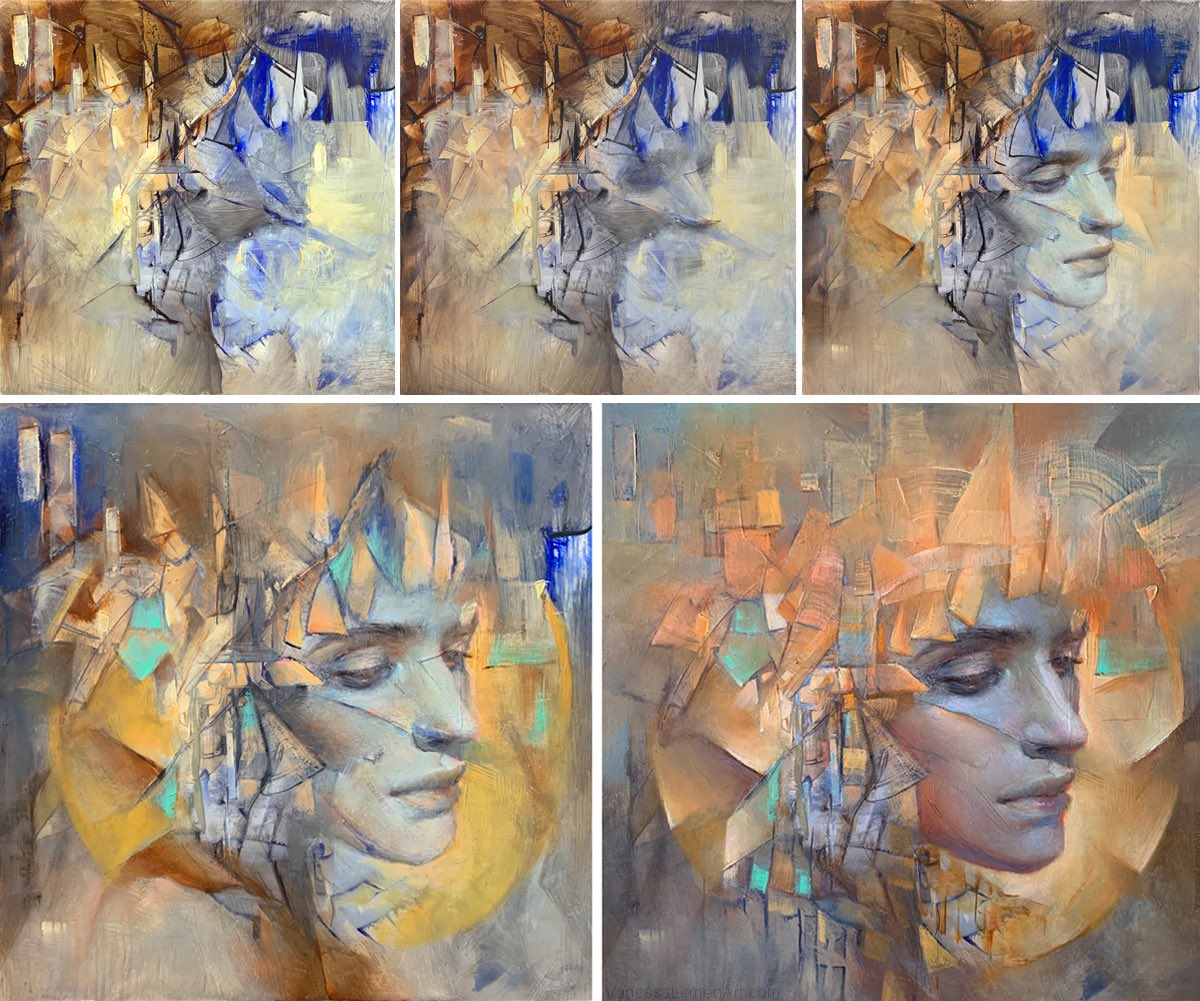 Today’s post on muddycolors.com // PAINTING PROCESS NOTES FOR “DAWN” by <a href="/vanessalemen/">Vanessa Lemen</a>