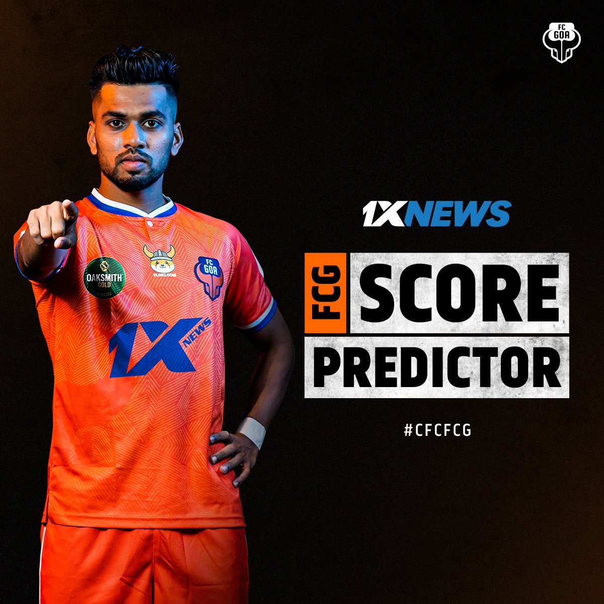 FCGoaOfficial's tweet photo. What are your predictions for #CFCFCG? 

Share here 👉🏻 https://t.co/ZxBsjkzMFw

Powered by @1xNews 

#ForcaGoa #AmcheGaurs #HeroISL https://t.co/F9x6qd0RsO