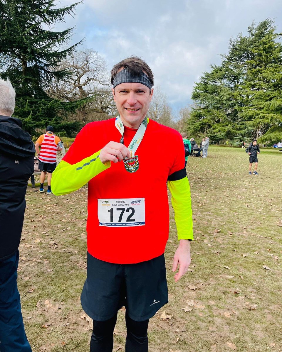 robinashepherd's tweet image. Half marathon done.  Amazing group, raising lots of money.   This was for you Keith. ❤️