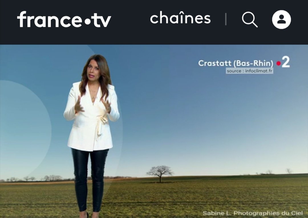 SabineL67's tweet photo. 📷 Dans le bulletin météo de @MyriamSeurat sur @France2tv samedi soir !!
Un grand MERCI 🙏🙏😊

#Alsace #BasRhin #météo #météo67  📍#Crastatt (67)
@infoclimat https://t.co/Q0ihzzrIlQ