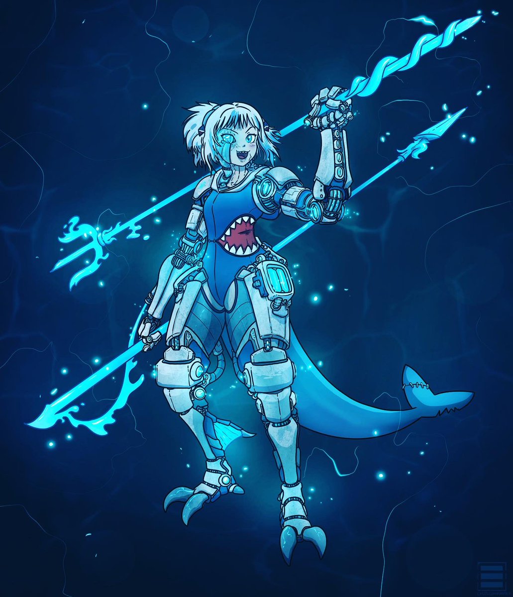 OasisCommander's tweet image. Cybernetic Gura @gawrgura #gawrt