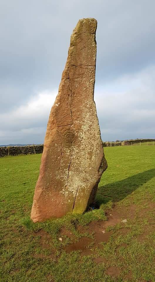 KimIannucci's tweet photo. #StandingStoneSunday Long Meg, first &amp; last place I went when I visited Cumbria https://t.co/dV3jeeWkKX