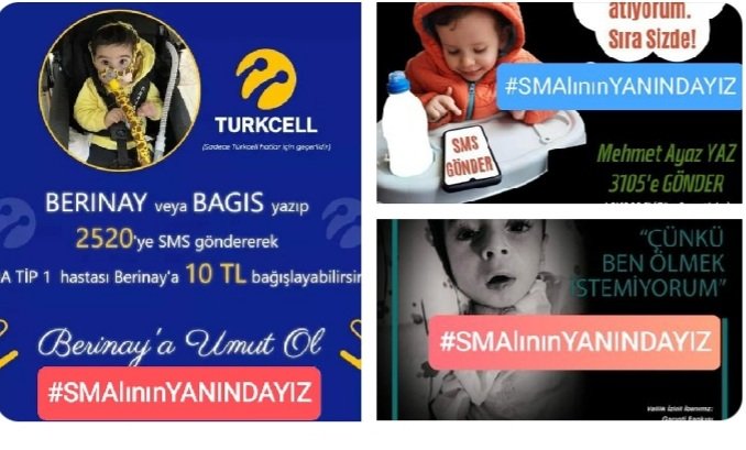 Bugün üç tane savaşcı kahramanımız var.
Biz onlara bugün destek olacağız ve bu melekler savaşı kazanacaklar.
Haydi destek zamanı 🎈📢
#SMAlınınYANINDAYIZ

@omerehayatol      
@AyazEle           
@berinay_smatip1