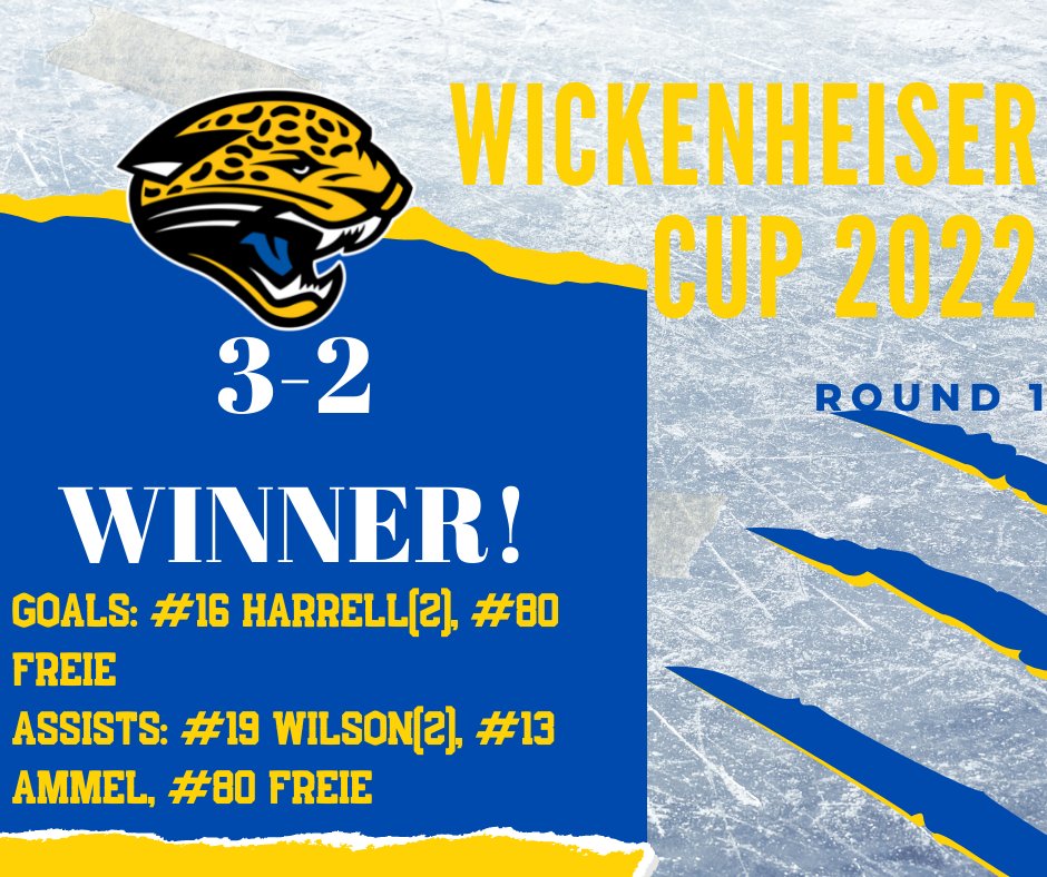HockeyJaguars's tweet photo. Last night the Senior leadership took the helm to ensure the Jags will move onto the next round in the Wick. "It was a total team effort, I think we are coming together at the right time to make a run at this." Said Phil Harrell.
#OnceAJaguarAlwaysAJaguar #ManyPawsOnePride https://t.co/joFo4eE1WG
