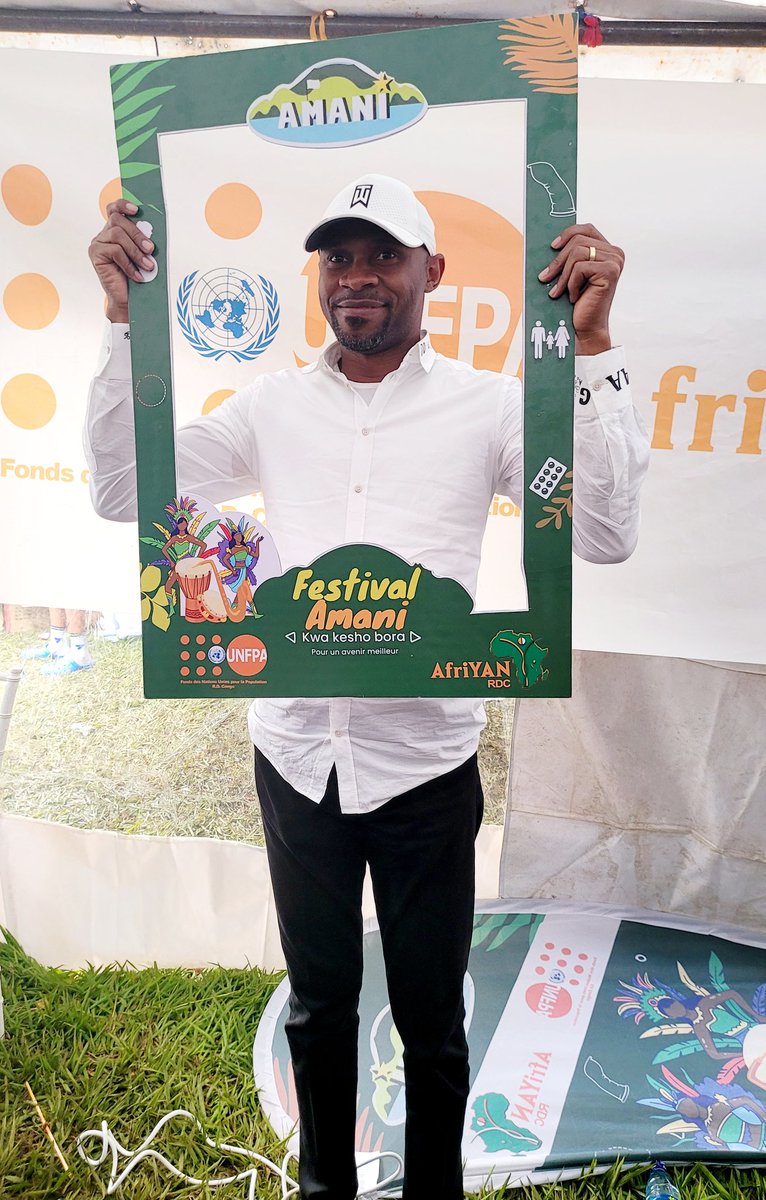 UNFPARDC's tweet photo. Le Ministre de la communication @PatrickMuyaya pour la promotion du  leadership des jeunes par une sexualité responsable #FestivalAmani #AmaniFest2022 @AfriyanRdc @Com_mediasRDC @eugene_kongnyuy @dienekeita https://t.co/73n3m1vqI3