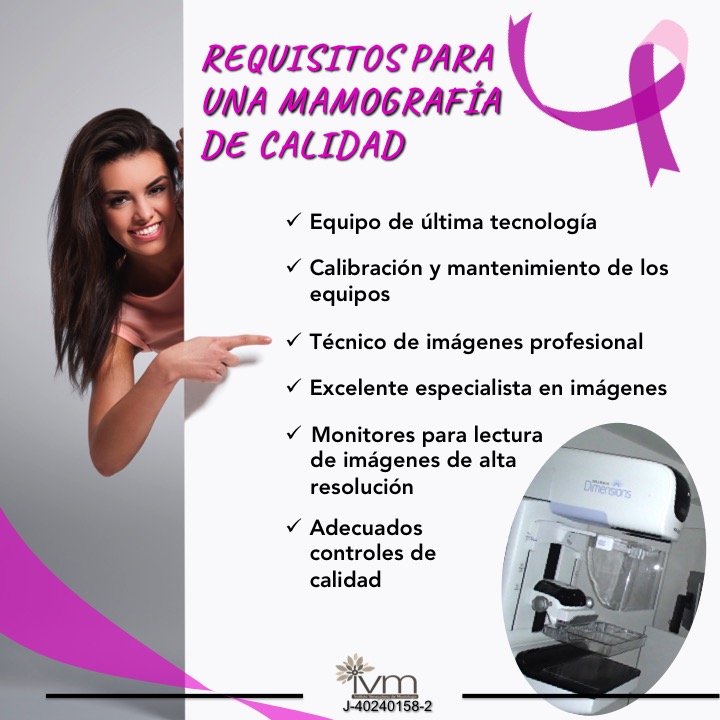 Para obtener una #mamografía de calidad son varios los factores que intervienen, en IVM procuramos cumplir con todos ellos, por ello nuestros estudios destacan...