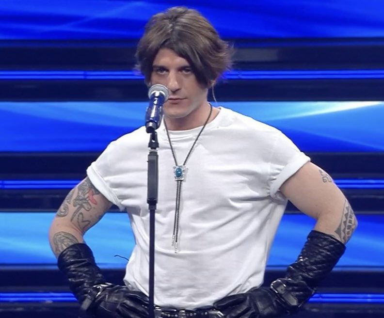 Righetto01's tweet image. Eccomi mentre aspetto Sanremo 2023