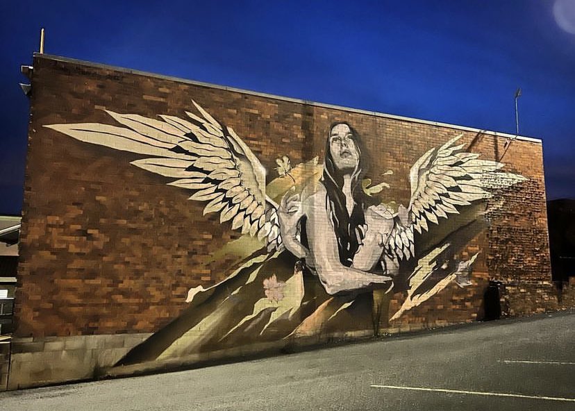 Streetart Angel.