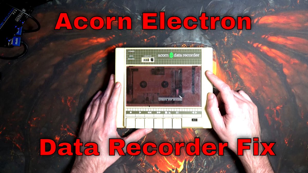 RetroBoxRoom's tweet image. Acorn Electron Data Recorder (ALF03) Fix youtu.be/h7B3814loqY via @Youtube I fix the buttons not being able to be pressed at all, followed by making sure "Cue / Fast Forward" actually works! #Acorn #Electron #DataRecorder #Retro #RT