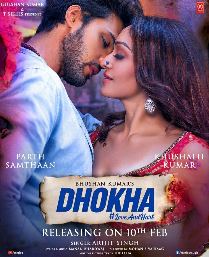 Official Poster Of #Dhoka.!

Singer - #ArijitSingh
Music & Lyrics - #MananBhardwaj
Starring - #ParthSamthaan & #KhushaliiKumar
Label - @TSeries

Ishq Ya Dhoka.?
Let's Find Out On 10th Feb❤