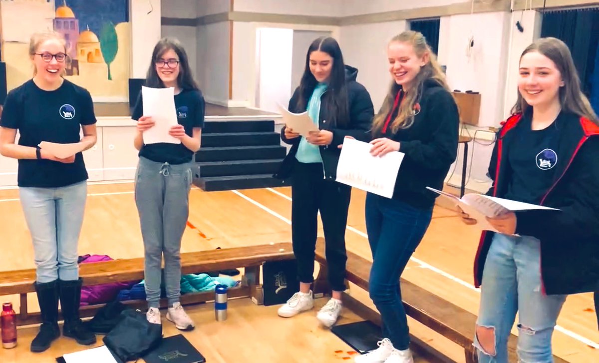 Some of our fabulous Seniors having a laugh and joke in between songs. #friendship #ilkleychoir #NurturingYoungVoicesAtIYC