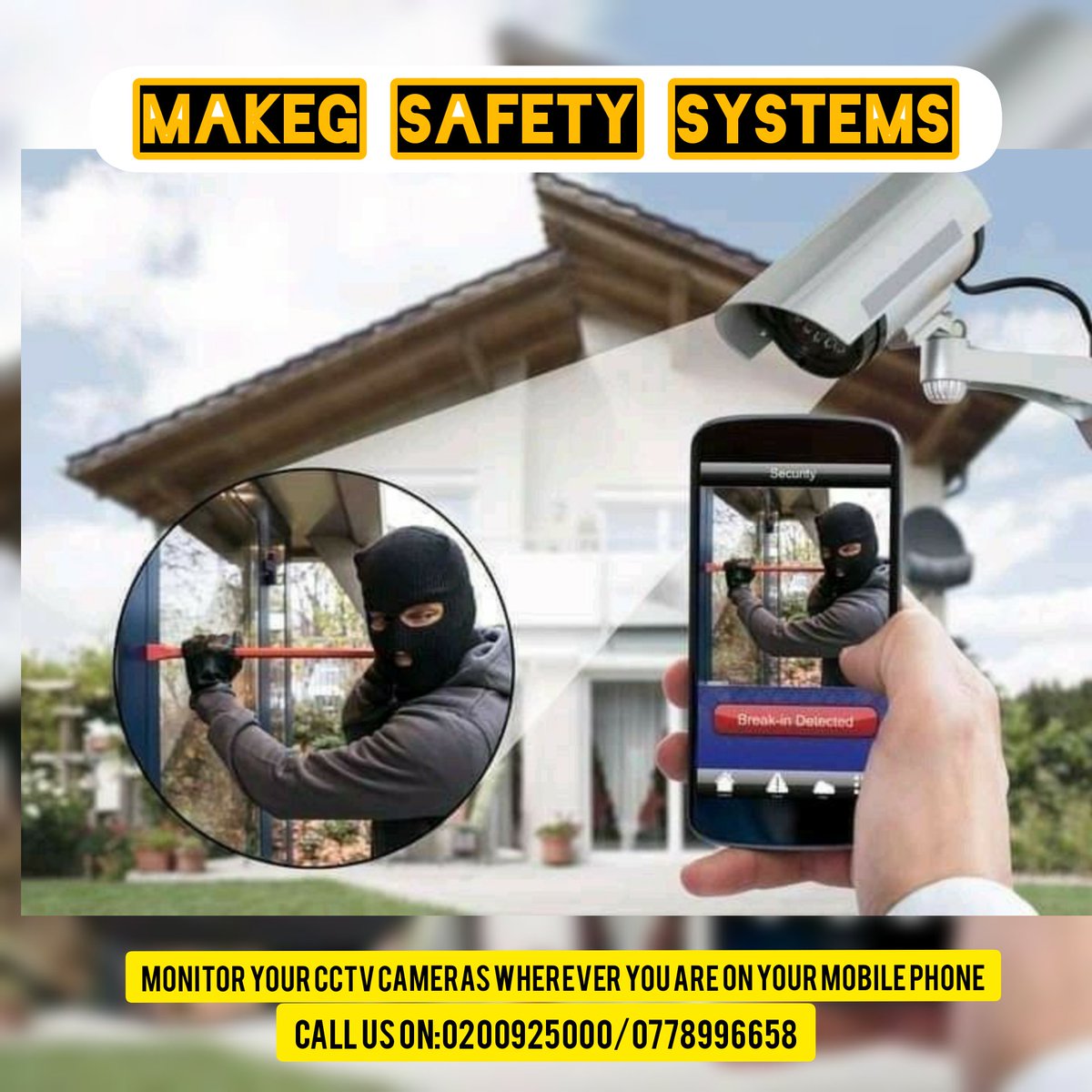 MakegSafety's tweet photo. Do hustle wondering what's could happening at your premises !just install cctv cameras and view them online #Osilike https://t.co/hfWL3vdnW8