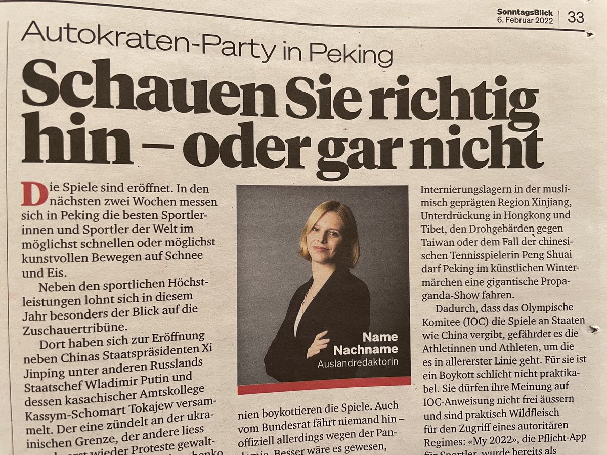 … aber schauen Sie auf keinen Fall auf die Bildlegende