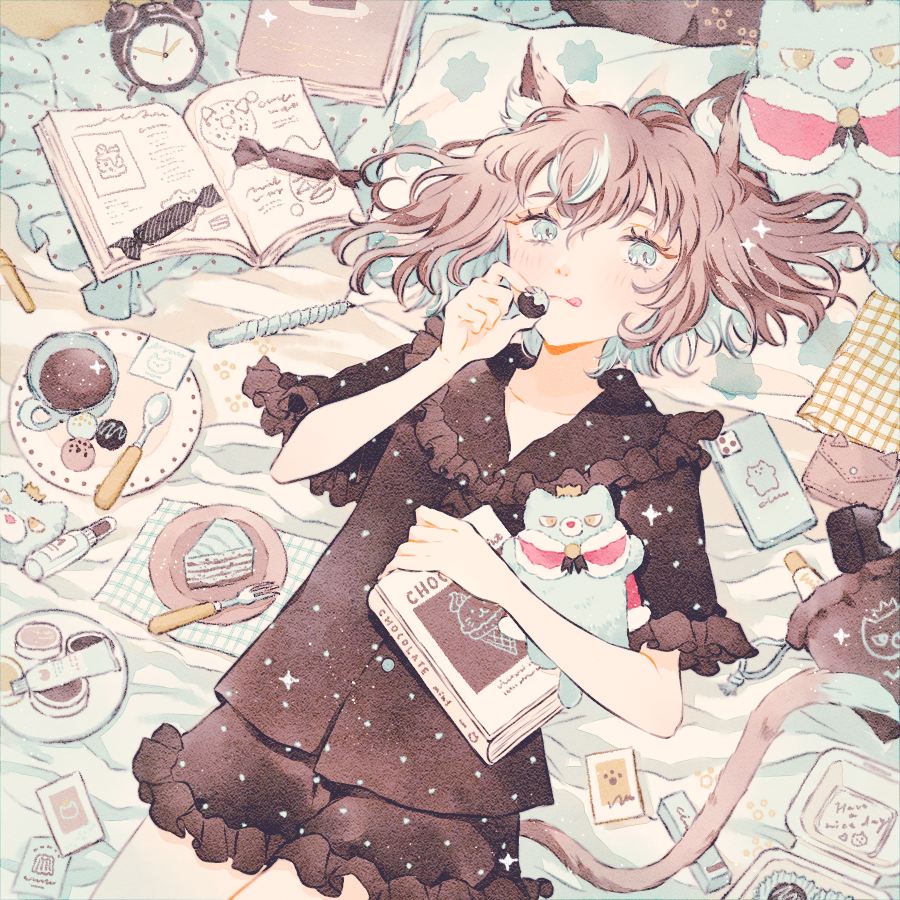 「🐱🍫🌱 」|緑乃🍀コミティアH25aのイラスト