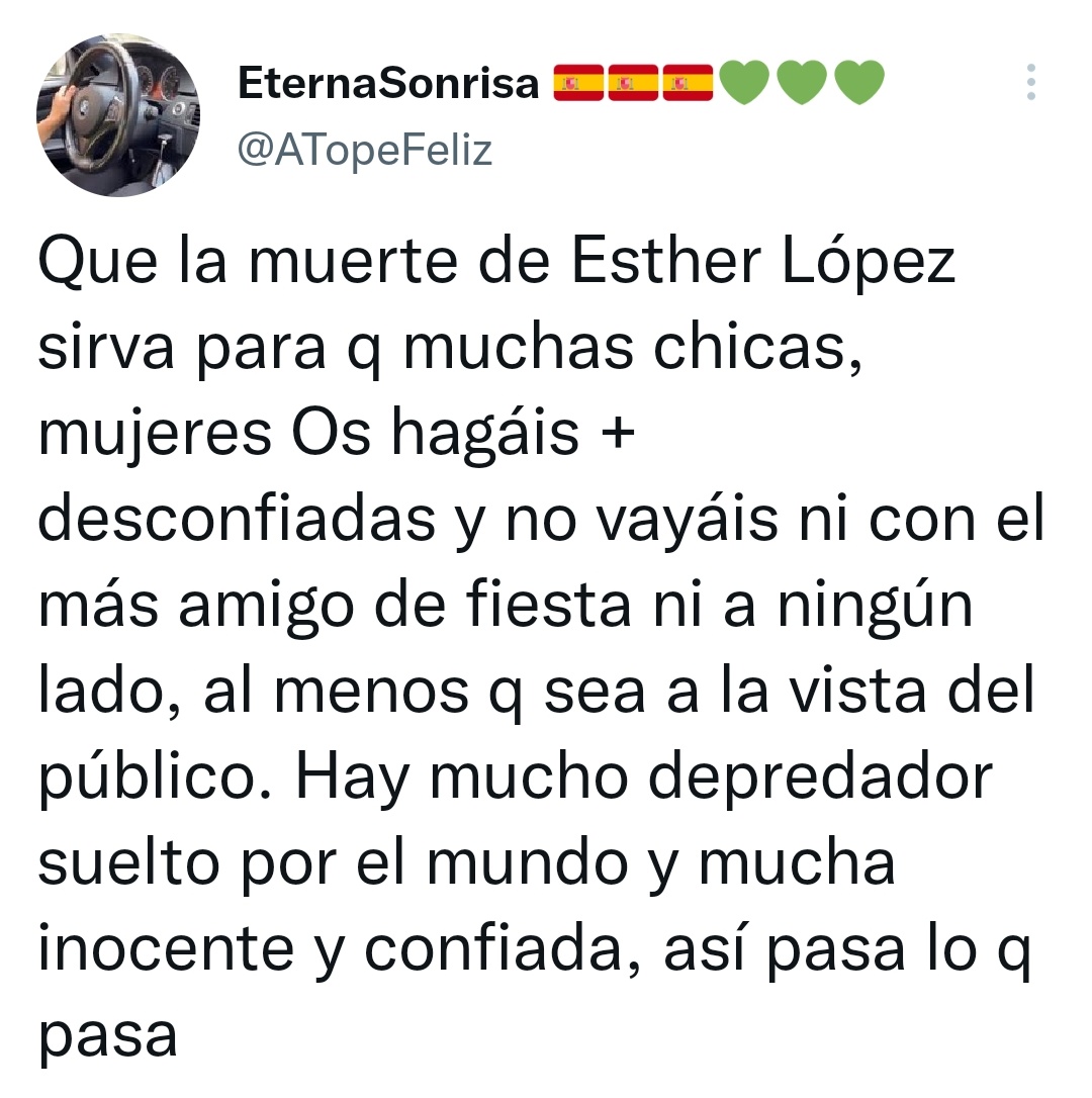 Creo que la única opción para que no sea culpa de la víctima es irse a vivir a una cueva y sentarse en una silla con escopeta apuntando hacia la entrada.