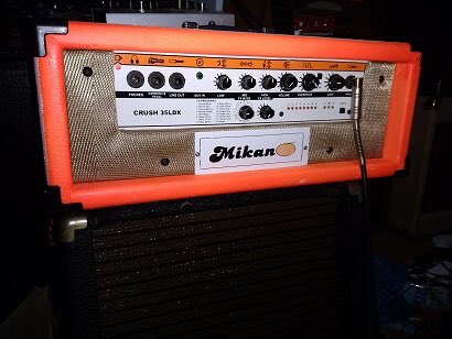 安ギター魔改造グランプリ 入賞賞品追加のお知らせ 前回も参加頂いておりますimaginos様 Gakudanhitori から賞品のご提供を頂きました 以下コメント引用 回路自体はorange Crush30でサイドにはミカンのイラスト入り ジャンクアンプを改造した