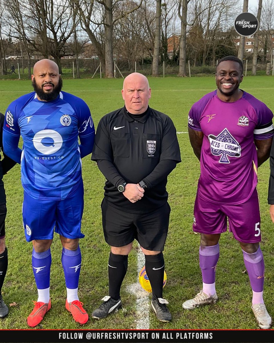 urfreshtv_sport's tweet photo. These Sunday League kits are beautiful😍

@TrymfSport don’t miss 🎯 👏🏽 

📸 @TrueGrassroot 

@HatchamFC vs @AllstarsLambeth https://t.co/45PiKXSfVq