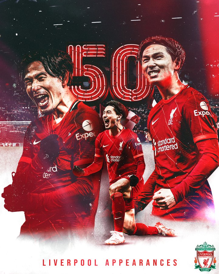 愛してる タキ 南野拓実 リバプール通算50試合の節目を公式snsも祝福 ファンも得点を期待 フットボールゾーン 2
