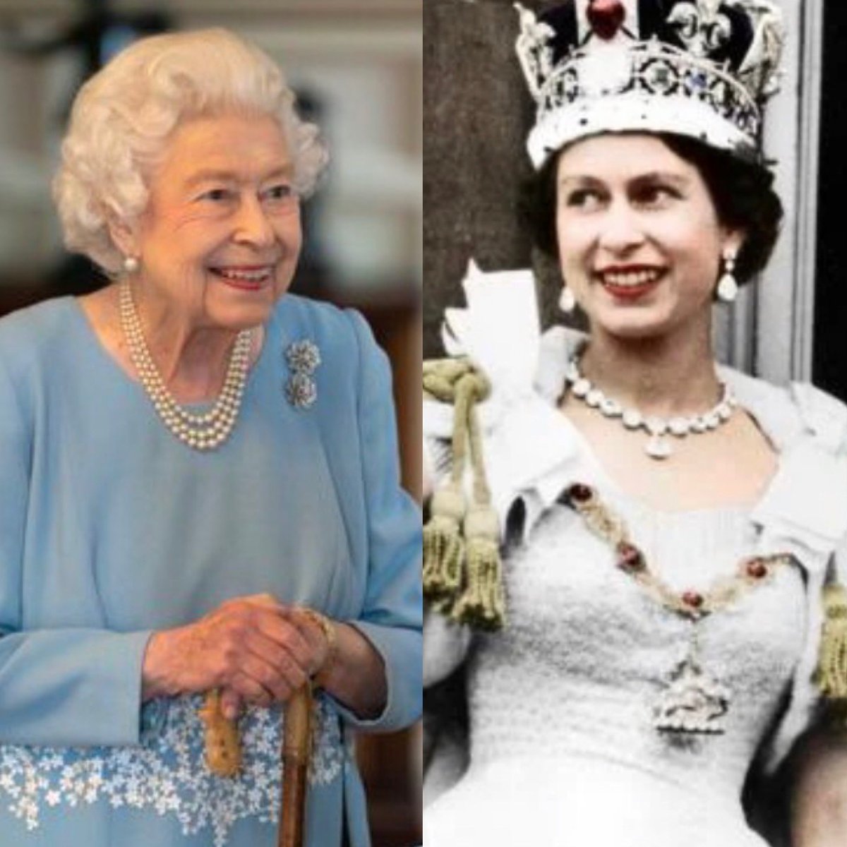 The 🐐. 
Congratulations to Queen Elizabeth II on becoming the first British Monarch to reign for 70 years. 
What a magnificent rock of wise, calm, strong &amp; empathetic leadership she has been for this country through good times and bad. 
Thank you, Your Majesty.