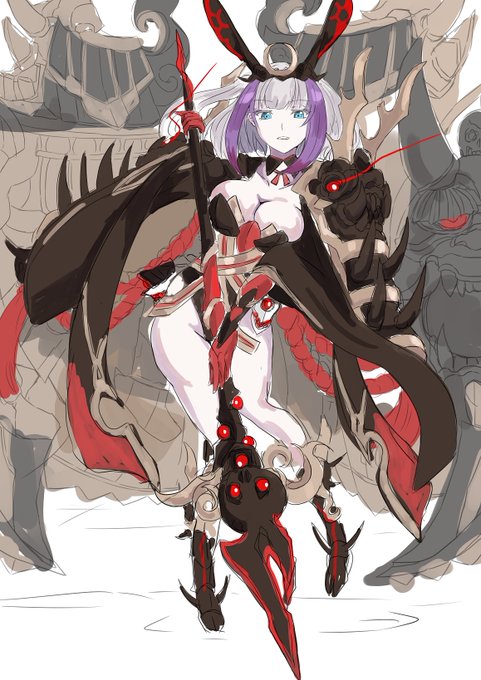 「大殿様には指一本触れさせないわよ」的な激おこもっさんラフ

カロリーがヤベェ 